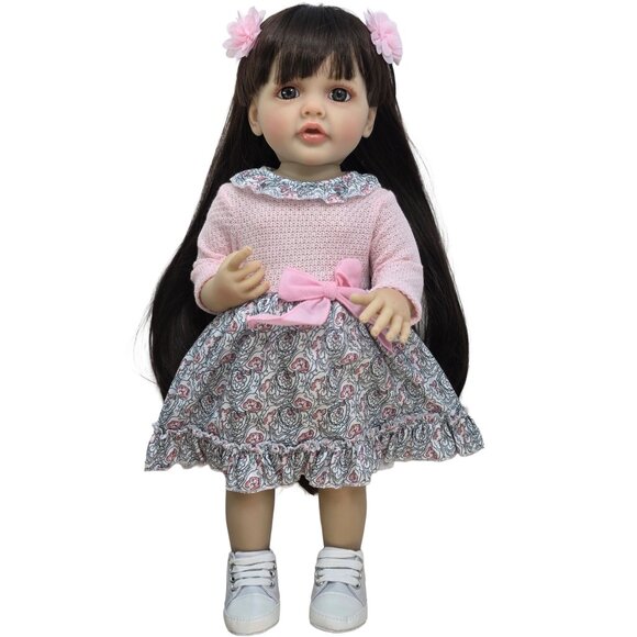 55 cm Babylistic Soft Silicone Vinyl Talking Reborn Doll very realistic - Picture 1 of 5